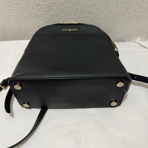 Michael Kors saffiano Black Emmy Leather Backpack main image 4